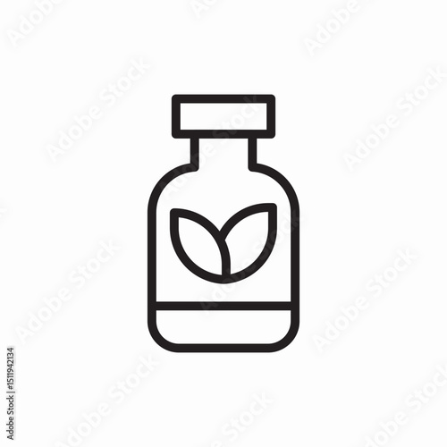 fertilizer bottle agriculture icon vector sign