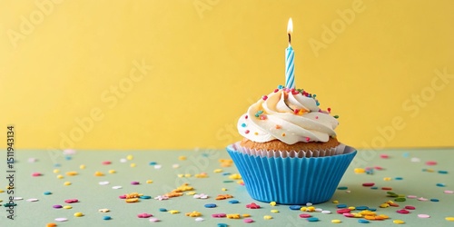 cupcake with candles