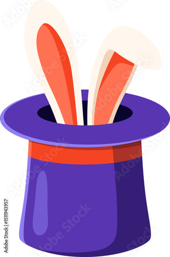 Magic Hat with Bunny Ears