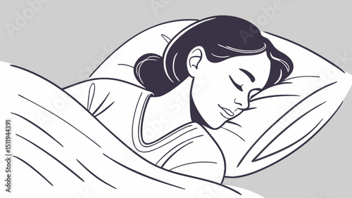 the sleeping woman