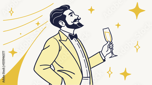 the sommelier tastes the wine
