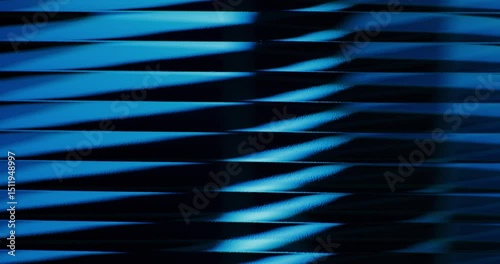 Abstract background. The blue stripes shimmer on the black horizontal stripes.
