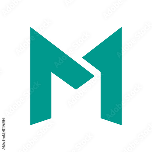 Free Download Modern style Letter M logo design - GFXLoad