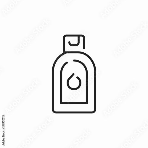 baby care lotion icon sign vector