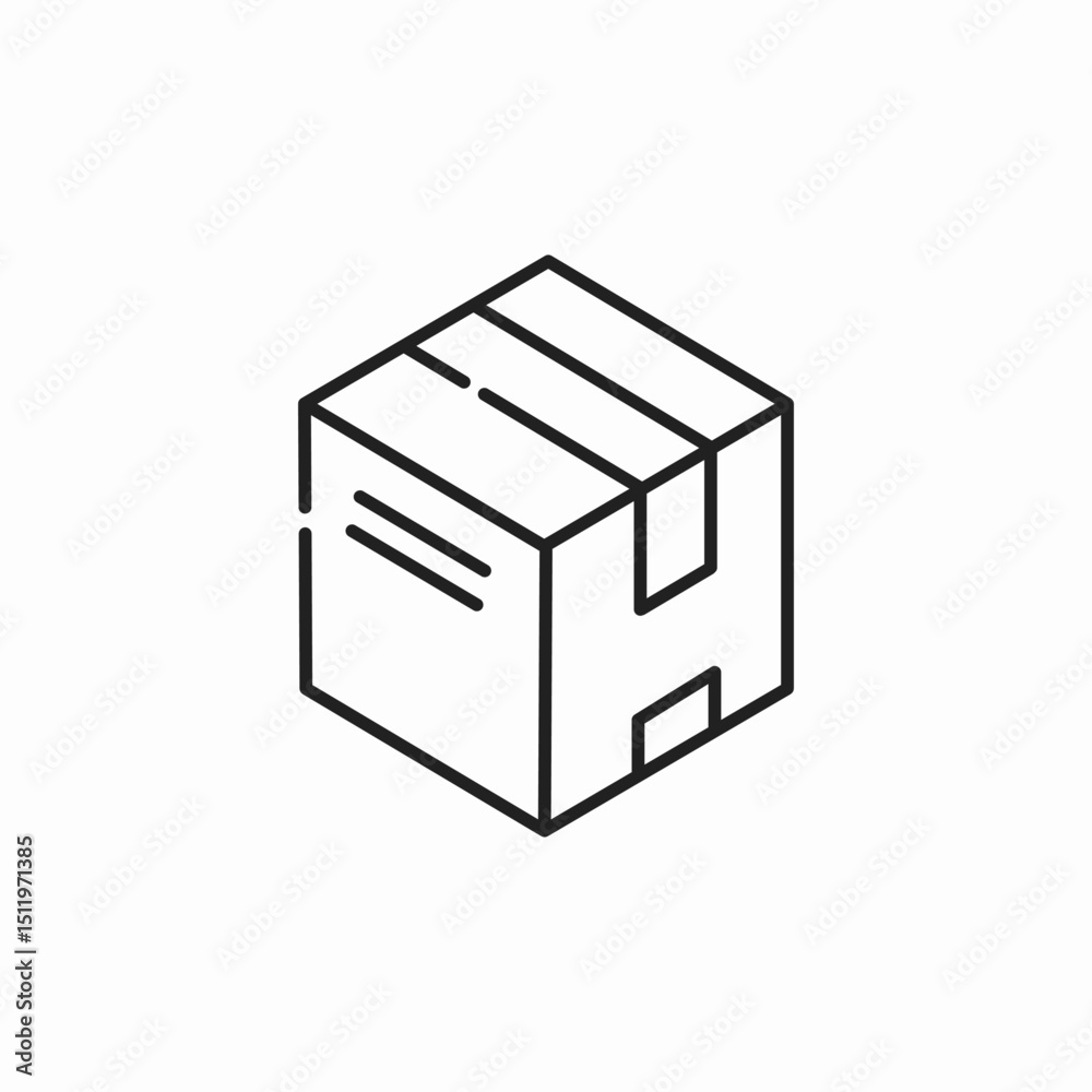 delivery box package icon sign vector delivery box package icon sign vector