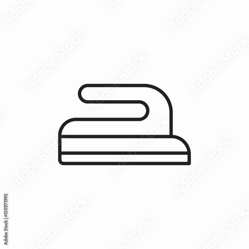 iron ironing icon sign vector