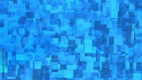 Blue abstract background with a mosaic of squares. Suitable for modern designs, digital art projects, technology concepts, and web backgrounds