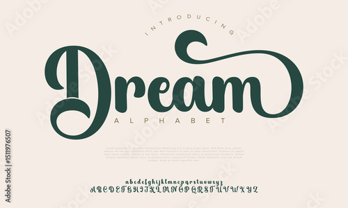 Elegant classic alphabet serif fonts decorative wedding retro concept. Typography Retro vintage alphabet letters fonts and number. vector illustration