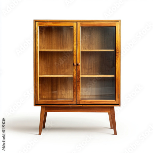 wooden shelf with shelves