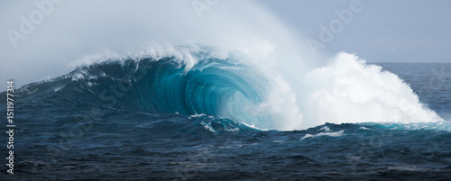 Massive ocean wave crashing — raw power of nature