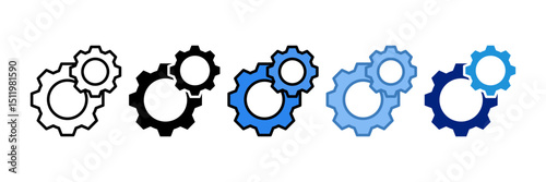 Configuration Icon Element For Design