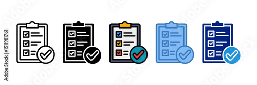 Checklist Icon Element For Design