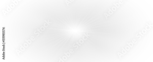 Glowing spotlight with sun flare, PNG sparkle, light beam, disco effect, abstract bokeh, shiny projection, futuristic explosion, glitter flash, stadium show and transparent vector scene

