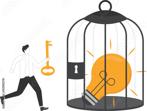 Businessmen bring key to releasing locked up ideas