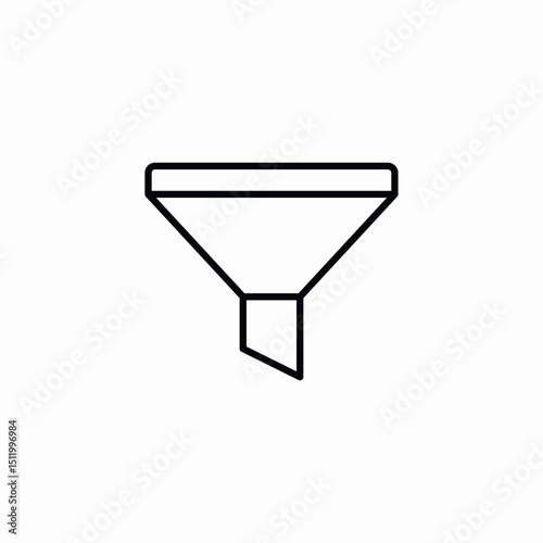 filter search icon sign vector