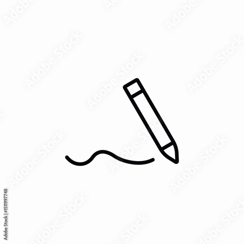 pencil write icon sign vector