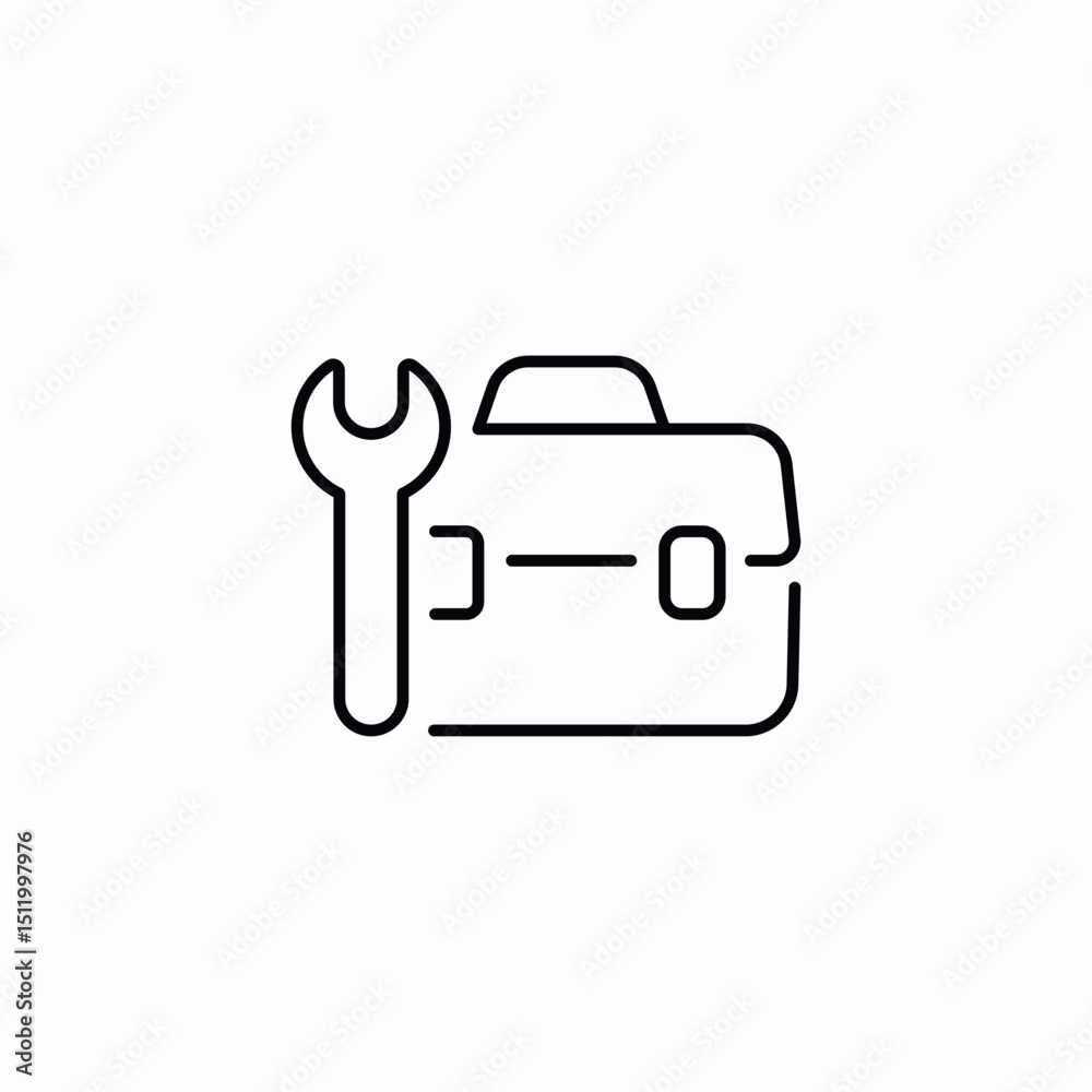 repair toolcase icon sign vector repair toolcase icon sign vector