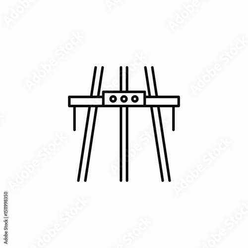 vehicle highway icon sign vector