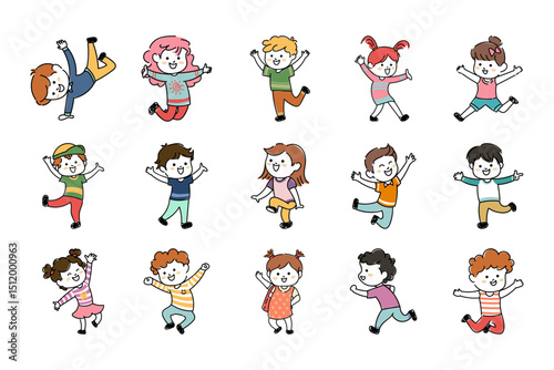 Doodle Children Illustration
