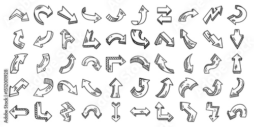 Comic Style Arrow Set