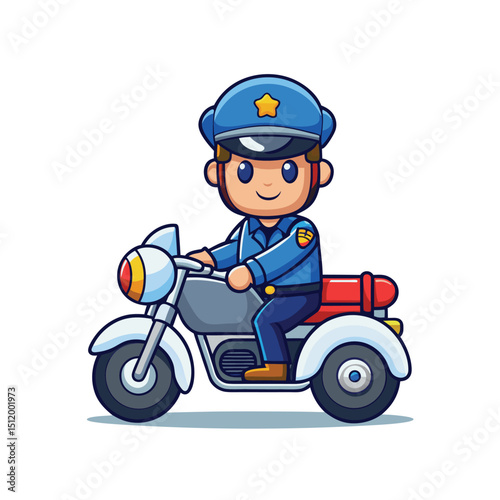 boy riding a scooter