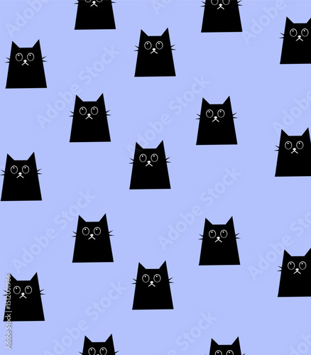 Kotek na baner – ilustracja wektorowa
