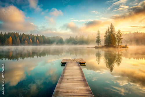 Watercolor layers like water lapping at a quiet dock