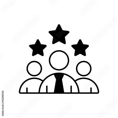User experience UX design fill vector icon