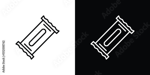 Candy-bar icon. Simple element illustration. outline and flat symbol design