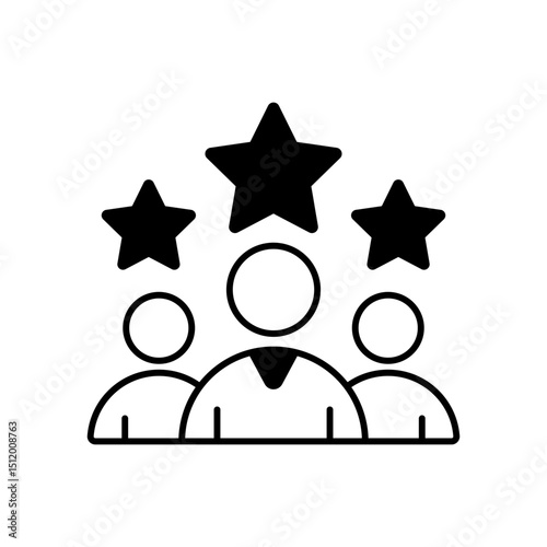 User experience UX design fill vector icon