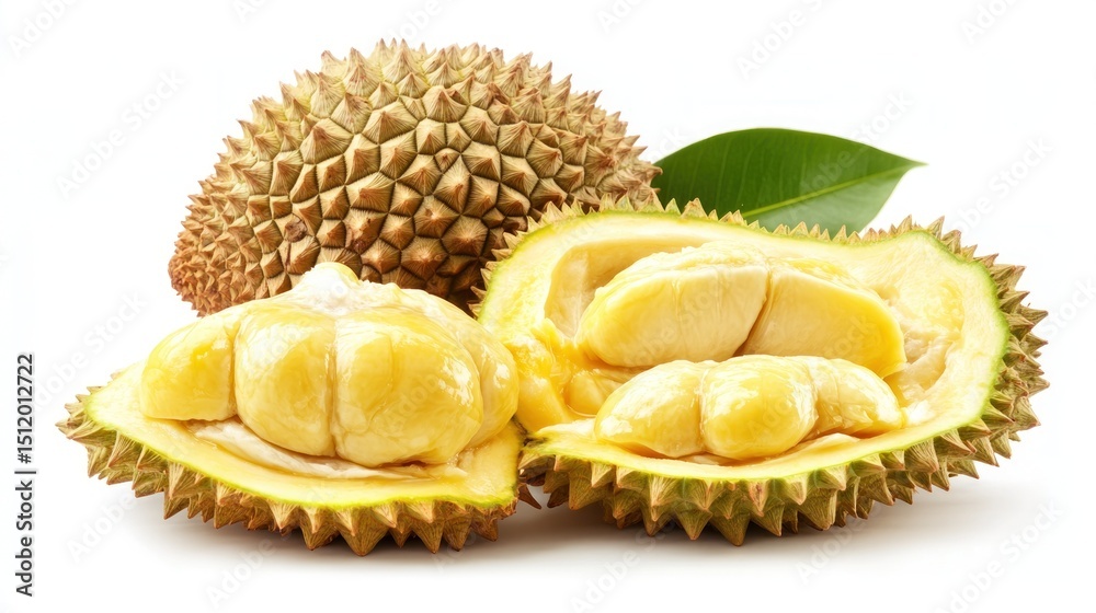 Fototapeta premium Durian Delight: Exotic Fruit, Tropical Treat
