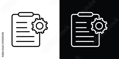 Compile icon. Simple element illustration. outline and flat symbol design