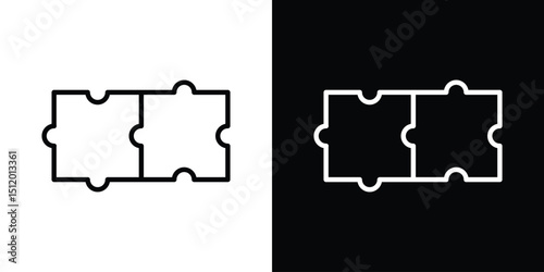 Compatibility icon. Simple element illustration. outline and flat symbol design