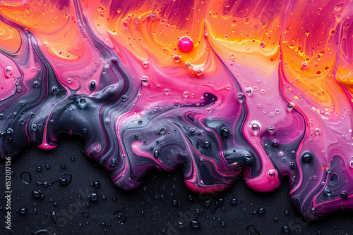 Abstract Paint Texture Artwork Representing Natural Luxury