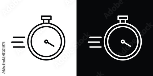 Express icon. Simple element illustration. outline and flat symbol design