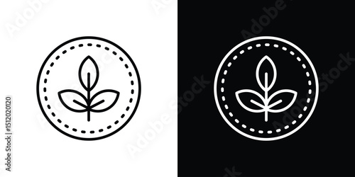Fibre icon. Simple element illustration. outline and flat symbol design