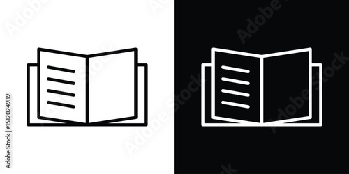 Guide icon. Simple element illustration. outline and flat symbol design