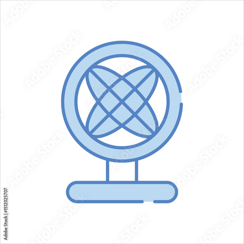 Rotational Axis vector icon stock illustration