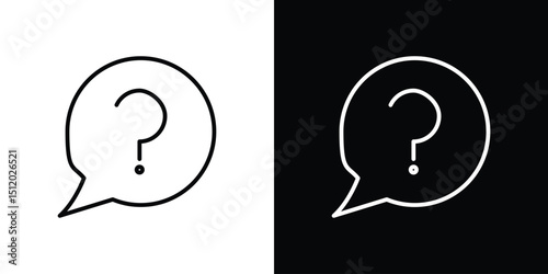 Help icon. Simple element illustration. outline and flat symbol design