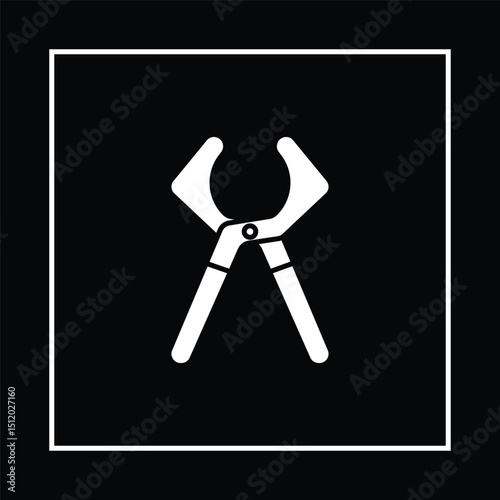 Industrial tools of trimer cutter icon vector illustration