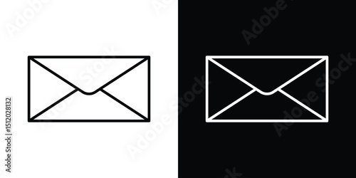 Inbox icon. Simple element illustration. outline and flat symbol design