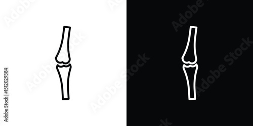 Joint icon. Simple element illustration. outline and flat symbol design