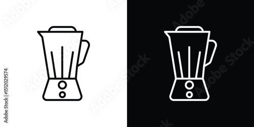 Juicer icon. Simple element illustration. outline and flat symbol design