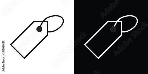 Label icon. Simple element illustration. outline and flat symbol design
