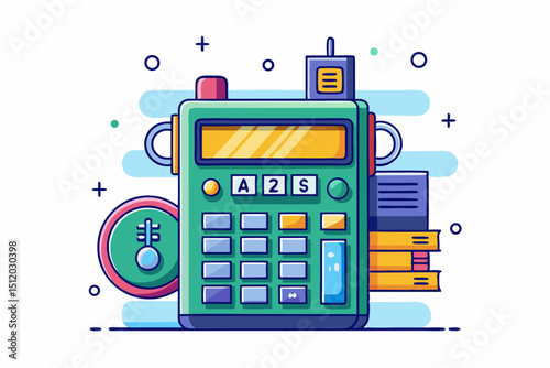 percentage symbols represent credit score growth, mortgage rates, and fintech solutions. Ideal for topics related to personal finance, debt management, home loans, and financial technology.