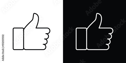 Like icon. Simple element illustration. outline and flat symbol design
