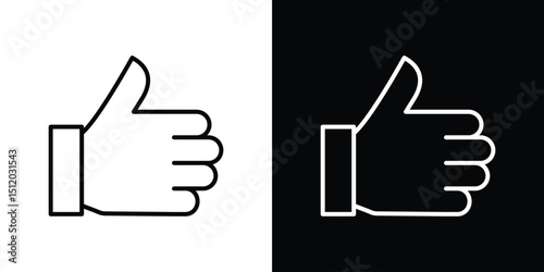 Like icon. Simple element illustration. outline and flat symbol design