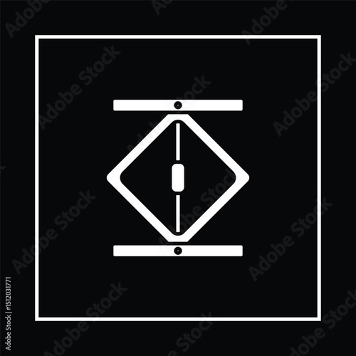 Jack tire car hydraulik icon. Air jack tool car equipment Illustration