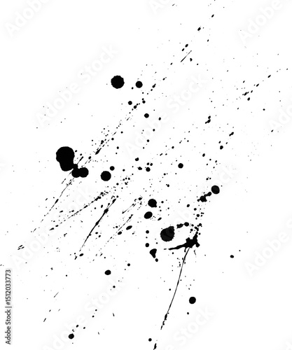 black ink splat