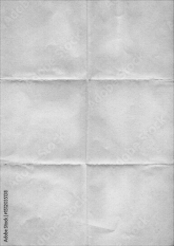 Large vector halftone paper folds texture with transparent background